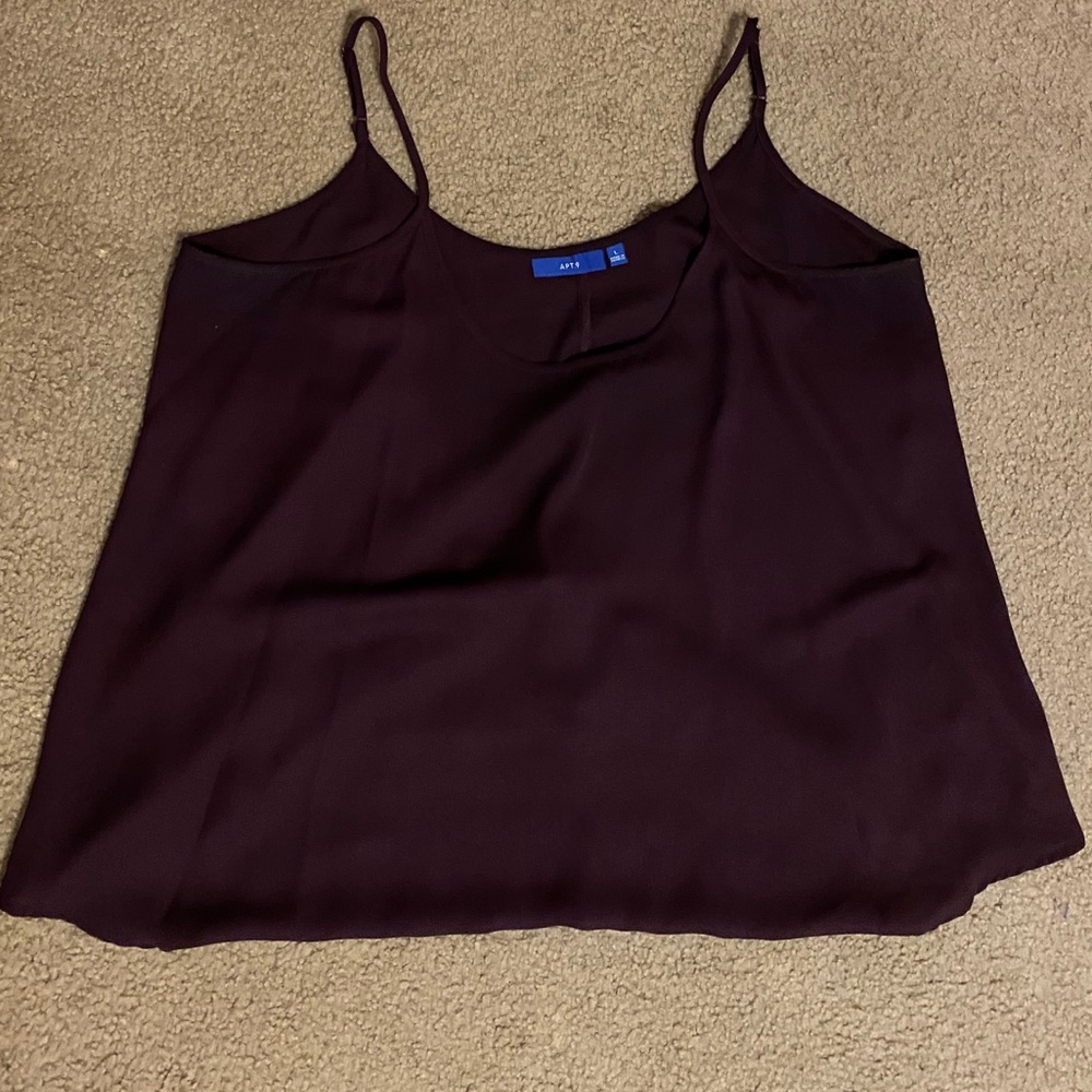 Burgundy Tang Top